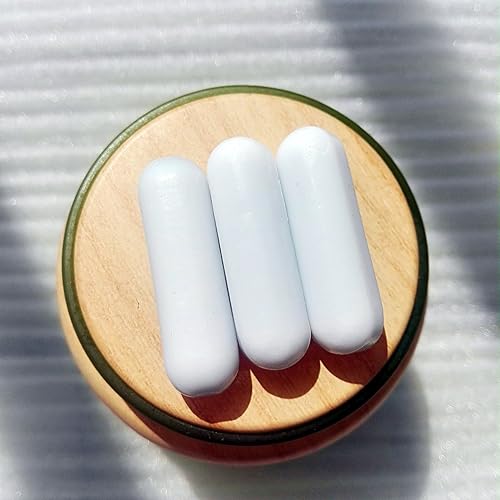 Miniatura 4 de Barra de agitación magnética PTFE Mezclador magnético Barras de agitación (9X30mm, forma de cilindro, 10PCS)