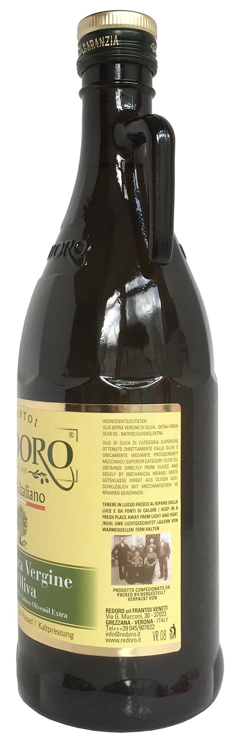 Olivenöl REDORO (3 x 1Liter) - extra nativ- kaltgepresst - Olio Extra Vergine d`Oliva
