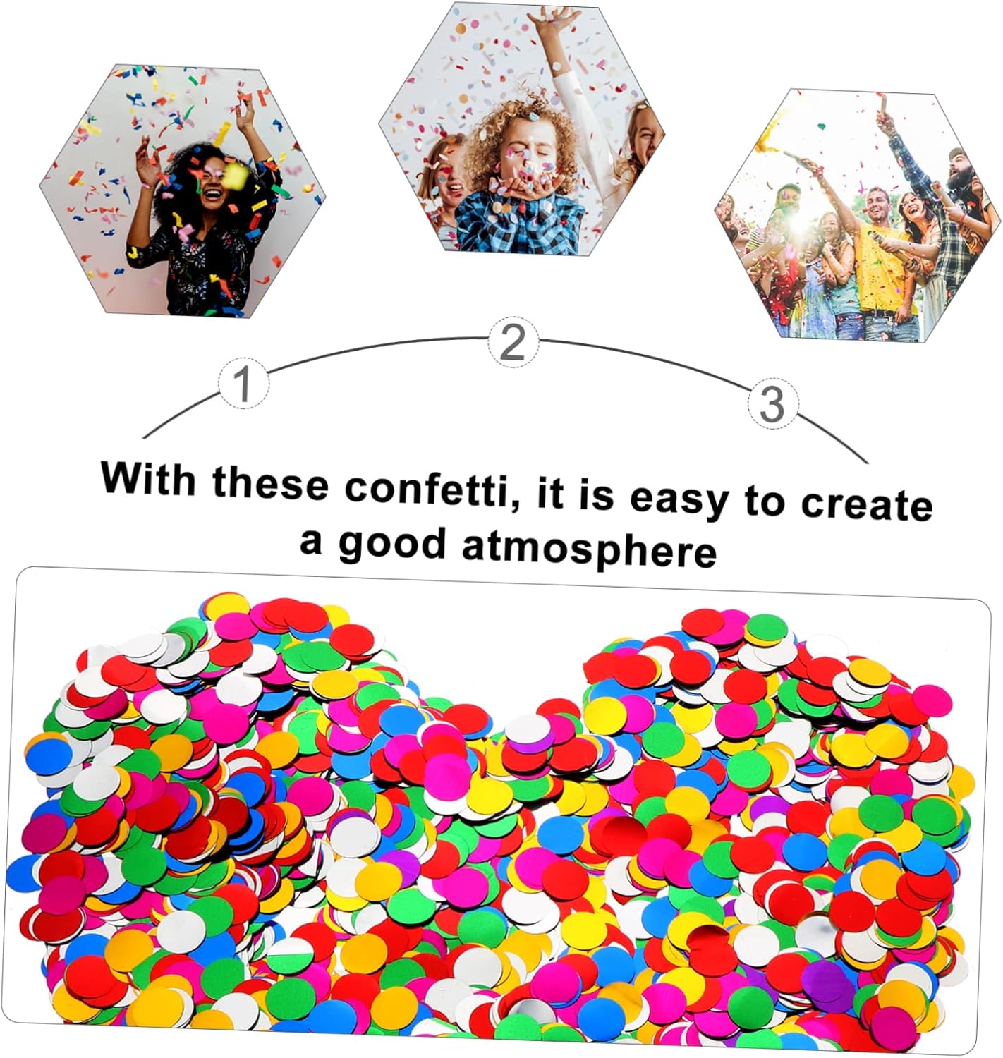 Gadpiparty 5000pcs Confetti Ornaments Sequin Balloons Party Decoration Durable Glitter Filler for Weddings Birthdays Engagements DIY Crafts and present Baskets