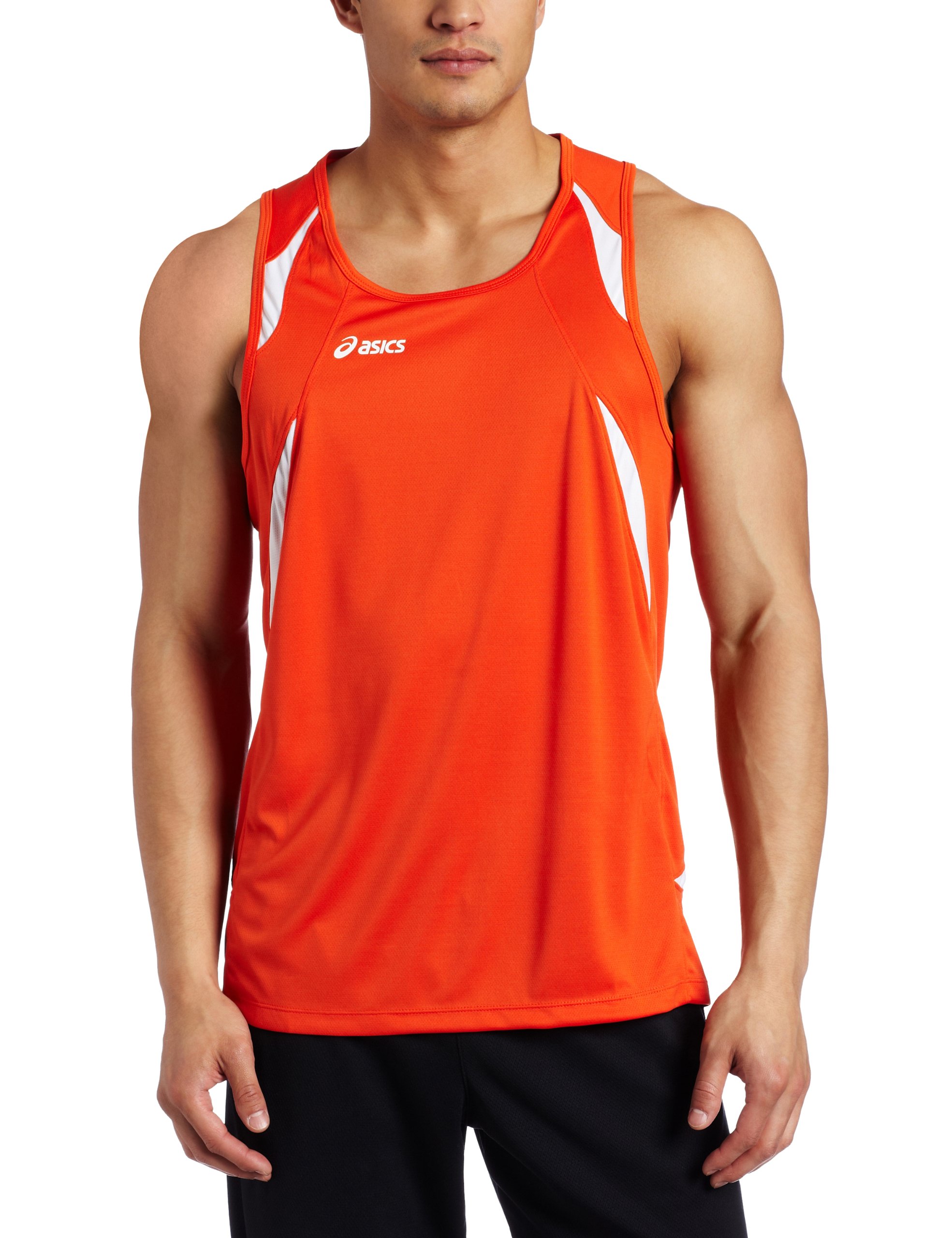 asics men's interval singlet