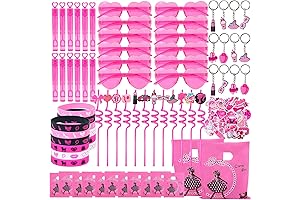 122PCS Pink Party Favor Bags - Perfect for Girls Princess Birthday Party!