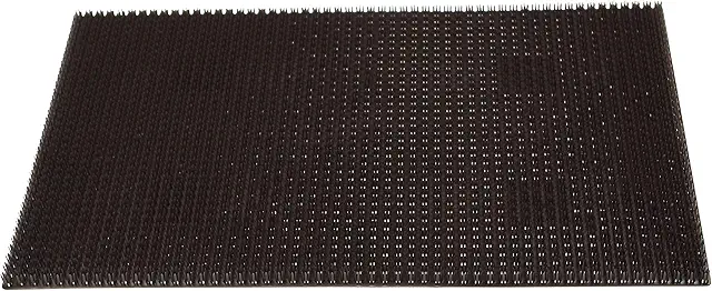 Brown Polyethylene Doormat 60x40cm - Durable Outdoor Rope Mat