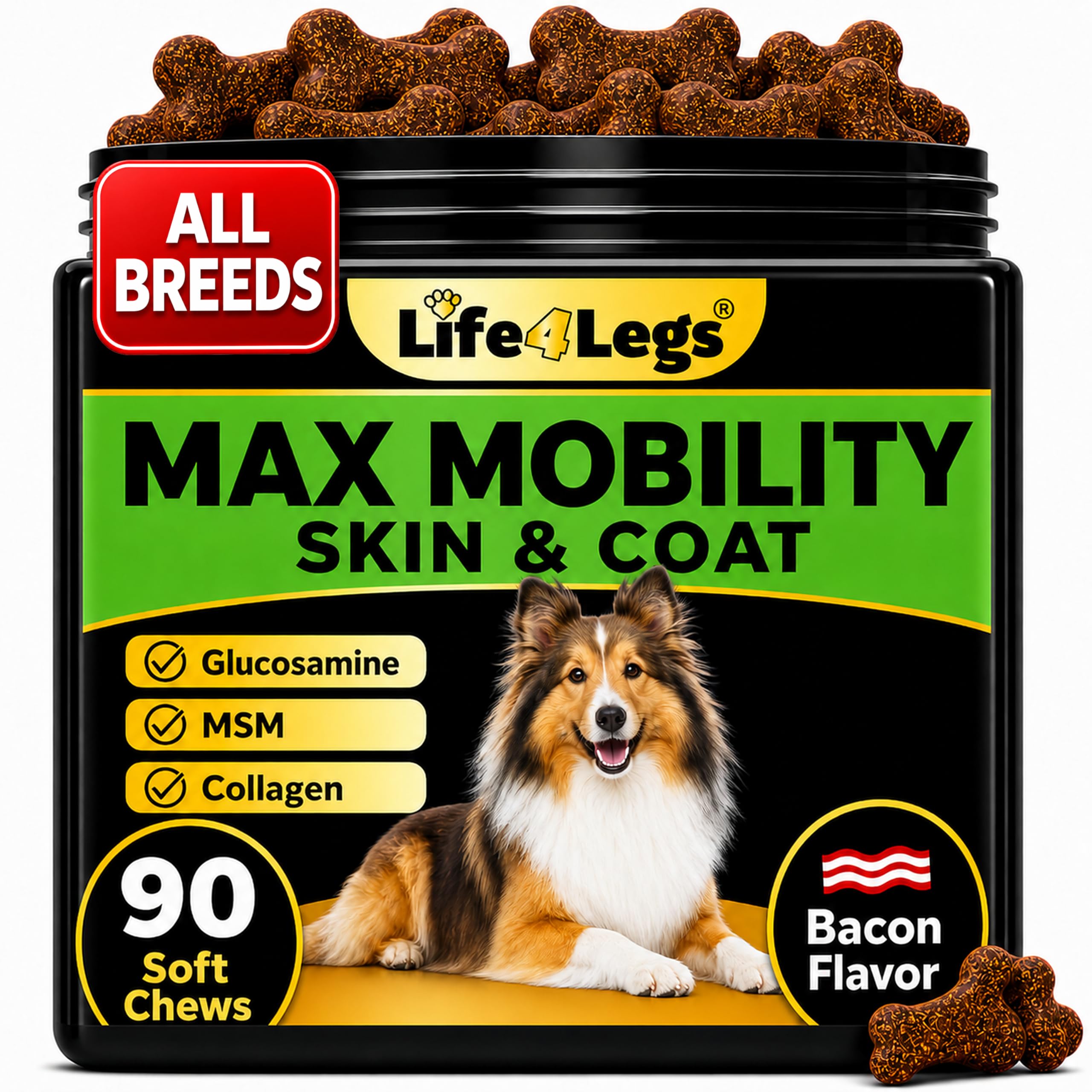 Life4Legs Skin and Coat Supplement for Dogs