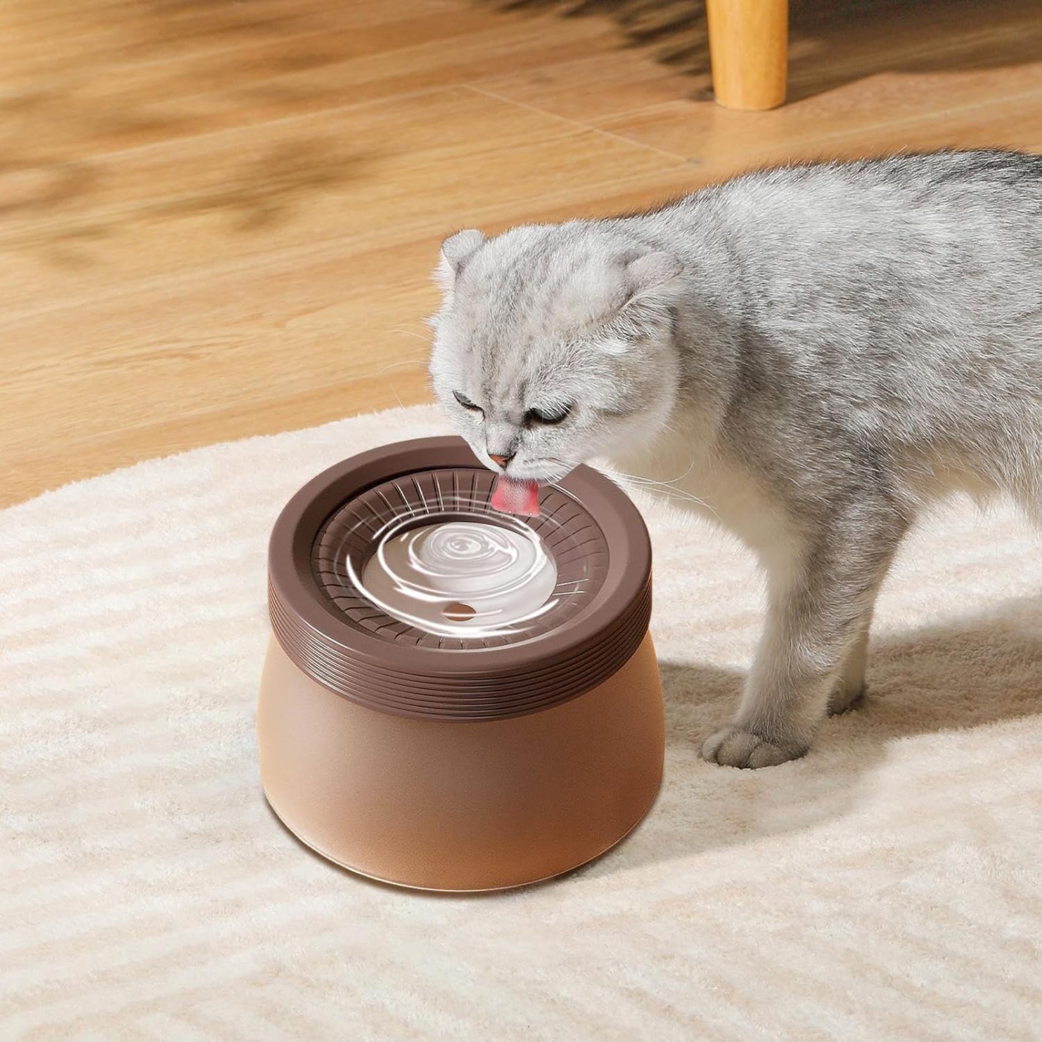 Slow Drinking Bowl for Dogs | 1200ml Puppy Drinking Bowl for Slow Drinking | Floating Non-Drip Bowl Accessory for Small Medium Large Puppy 8