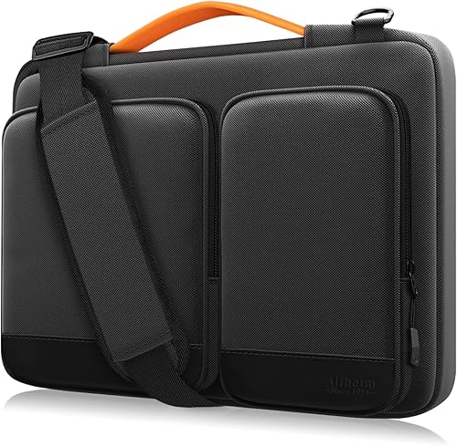 Alfheim Funda para portátil de 14 pulgadas, impermeable, resistente a los golpes, ligera, maletín protector de 360, compatible con MacBook Pro USB-C