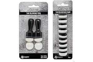 Tim Holtz Distress Tiny Blending Tool and Additional Foam (3 pack)