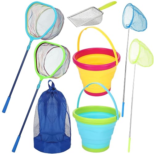 Hoemwarm 2 Pack Telescopic Kids Fishing