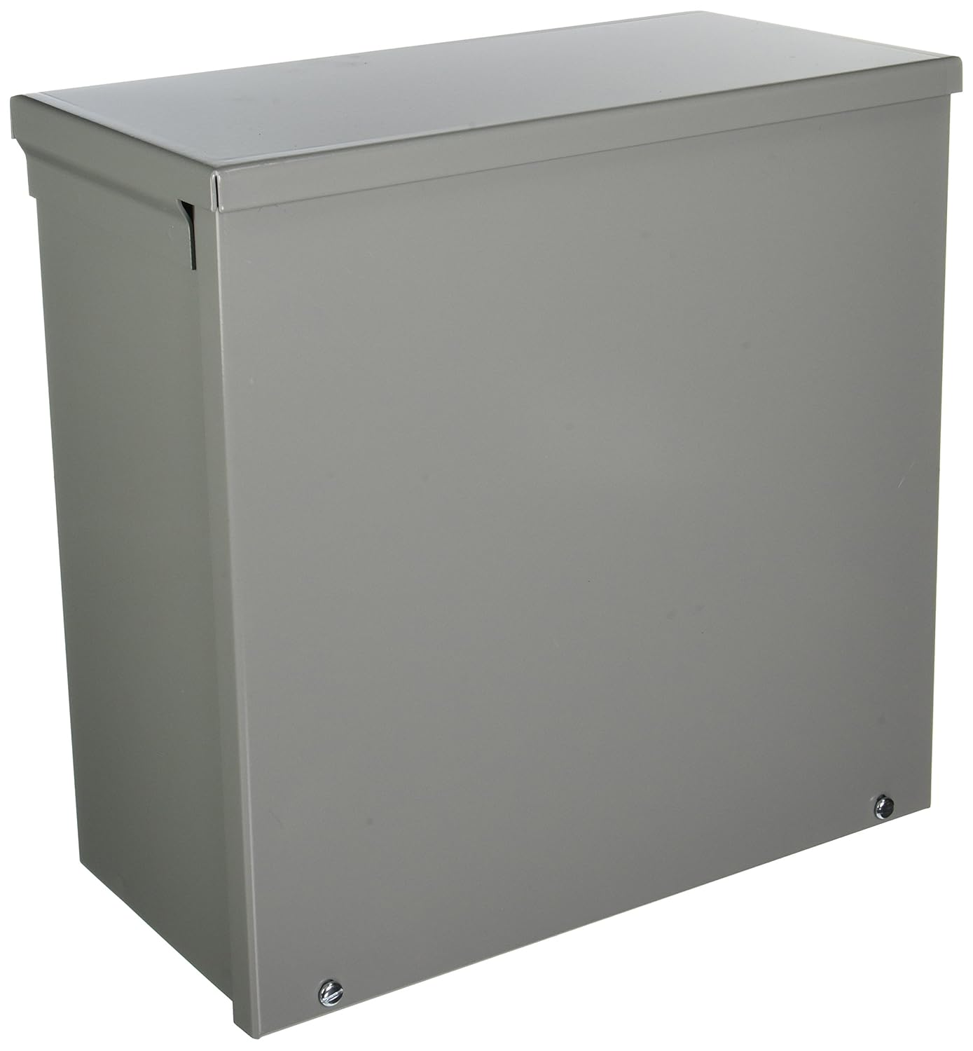 Hoffman A12R126NK NEMA 3R Enclosure, Screw Cover, Galvanized, Painted, 12.00" x 12.00" x 6.00"