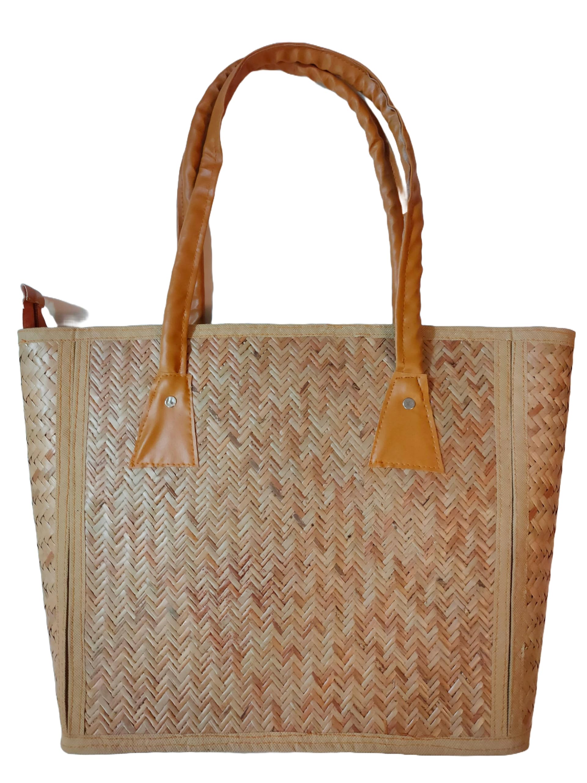 CLASSIQUE Bamboo Bags Shital Pati Shoulder Bags Handmade Jute Eco Friendly Bag (B0D57C93ZG) Amazon Price History, Amazon Price Tracker