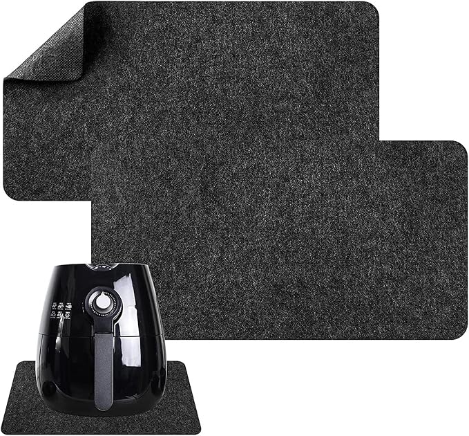 2 Pcs Heat Resistant Mat for Air Fryer, NonSlip Insulating Pad
