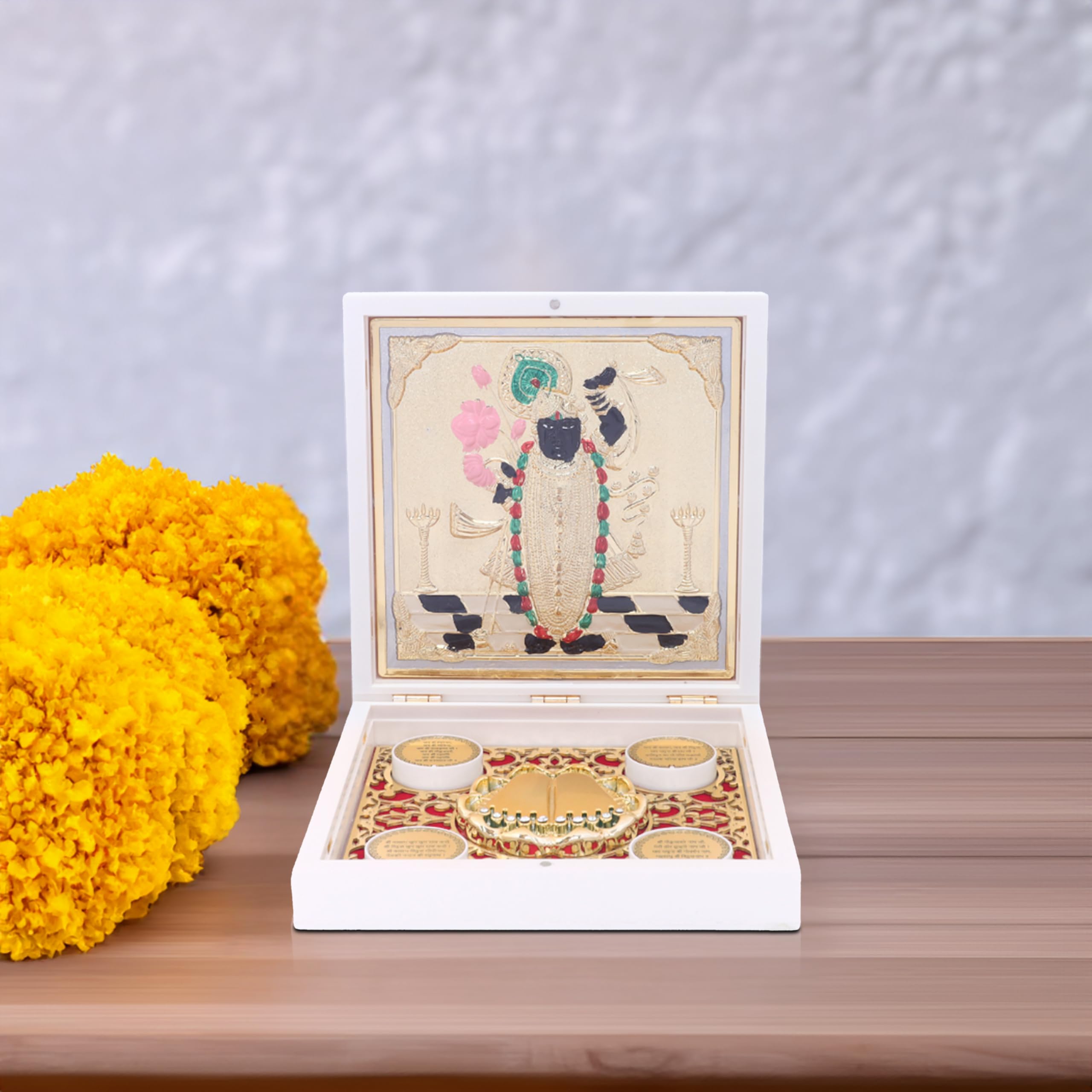 Gold Plated Jesus Idol - Religious Gift Set -32
