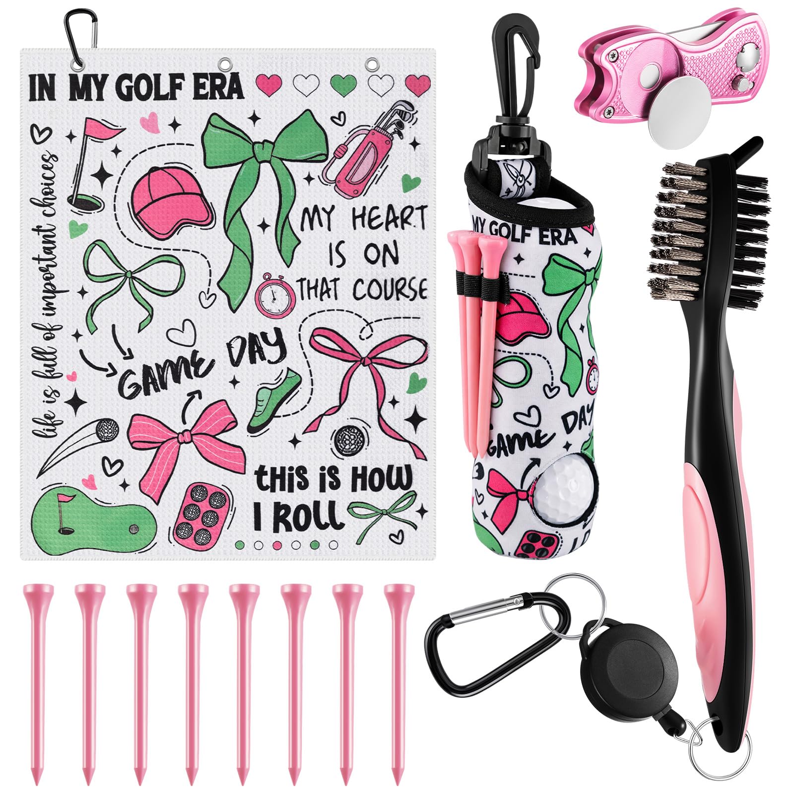 Liliful 12 Pcs Golf Accessories Kit Golf Stuff Gifts for Women Man