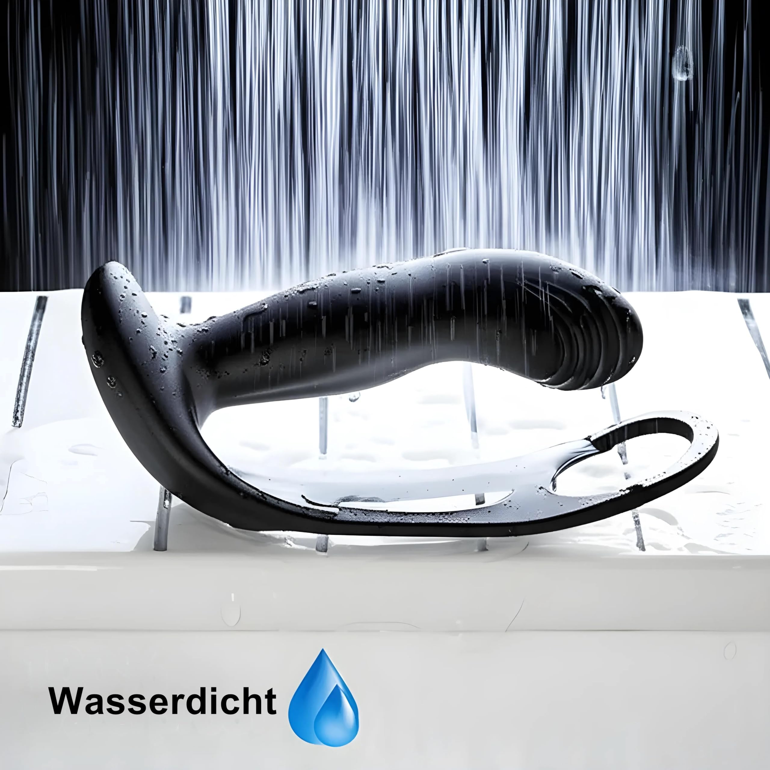 Vibrador Próstata Masculino Dildo Estimulación Próstata con Anillo para Pene 9 Modos de Vibración y Empuje Plug Anal Juguete Sexual para Hombres Control por APP Bluetooth