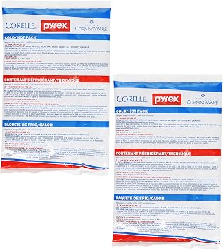 Pyrex Portable Large Cold/Hot Pack 2-Pack - Made in USA