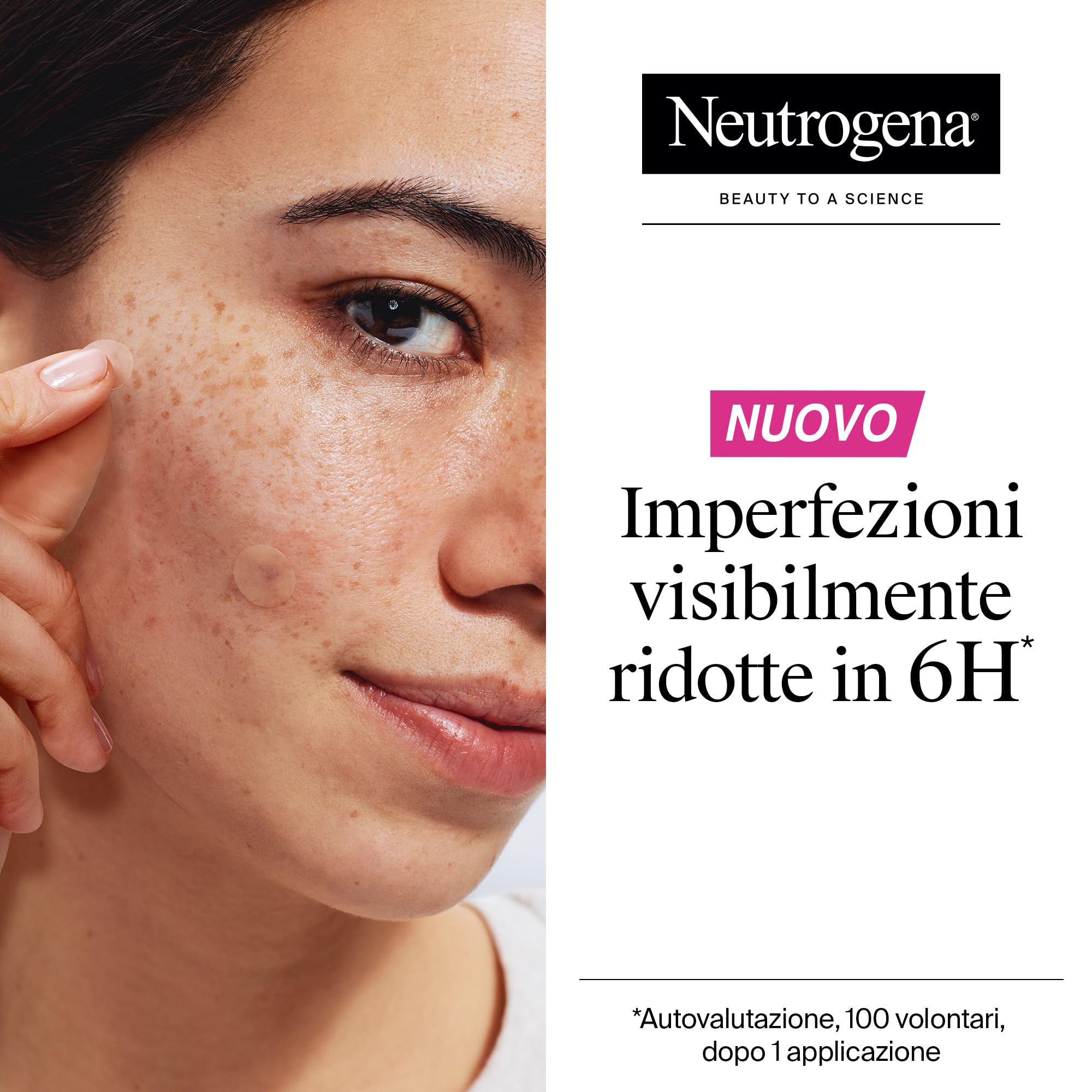 Neutrogena Clear & Defend+ Cerotti per Imperfezioni 30 pezzi, Patch brufoli idrocolloidali anti-imperfezioni, Cerotti brufoli per tutti i tipi di pelle, Pimple patches anti-acne delicati