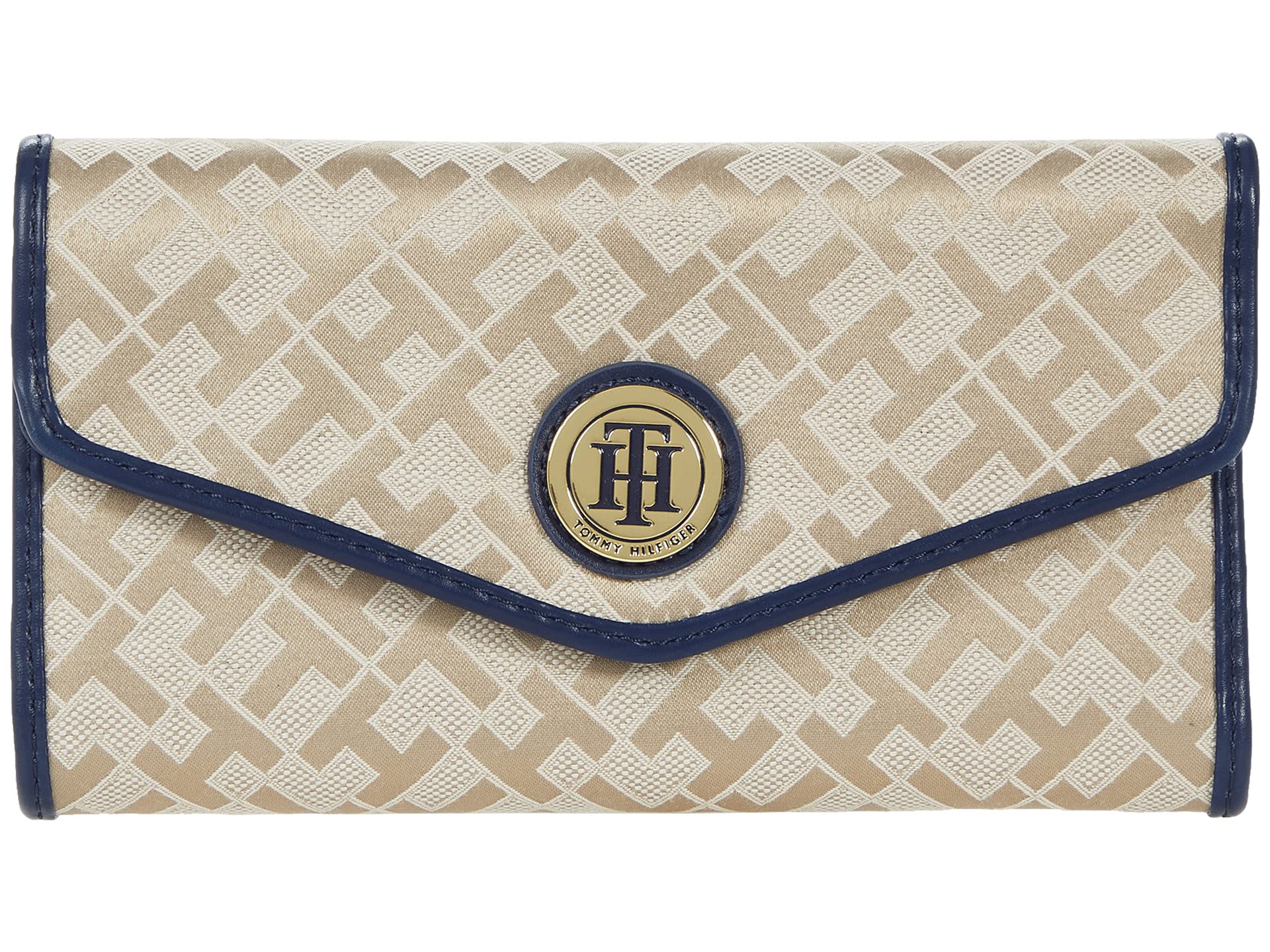 Tommy Hilfiger Tommy Hilfiger Large-Continental Envelope Wallet-Geometric Jacquard