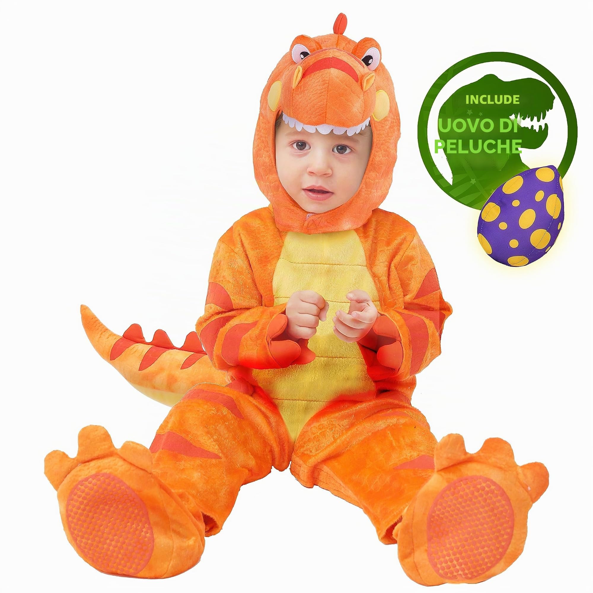 Spooktacular Creations Halloween bambino Dinosaur T-Rex Costume realistico per bambini Small Halloween Trick o trattamento