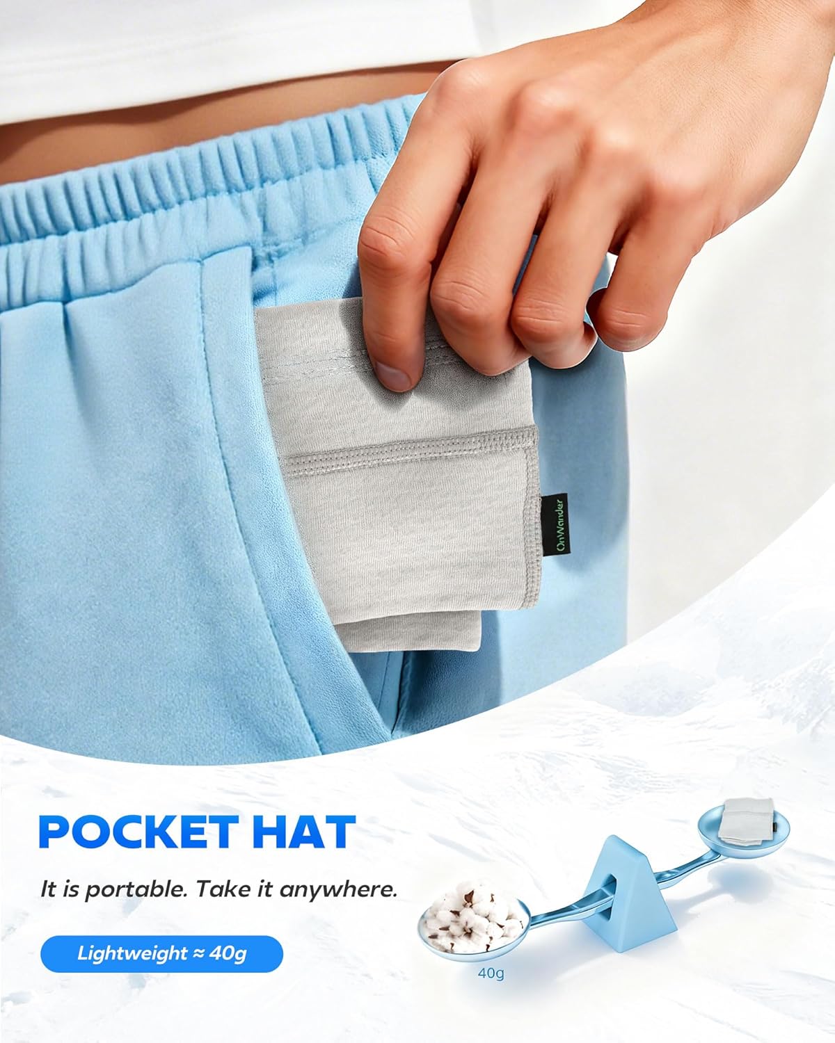 Winter Sports Beanie for Men Women - Uni-Directional Sweat Transport Thermal Skull Cap for Running Cycling Commuting - Image 5