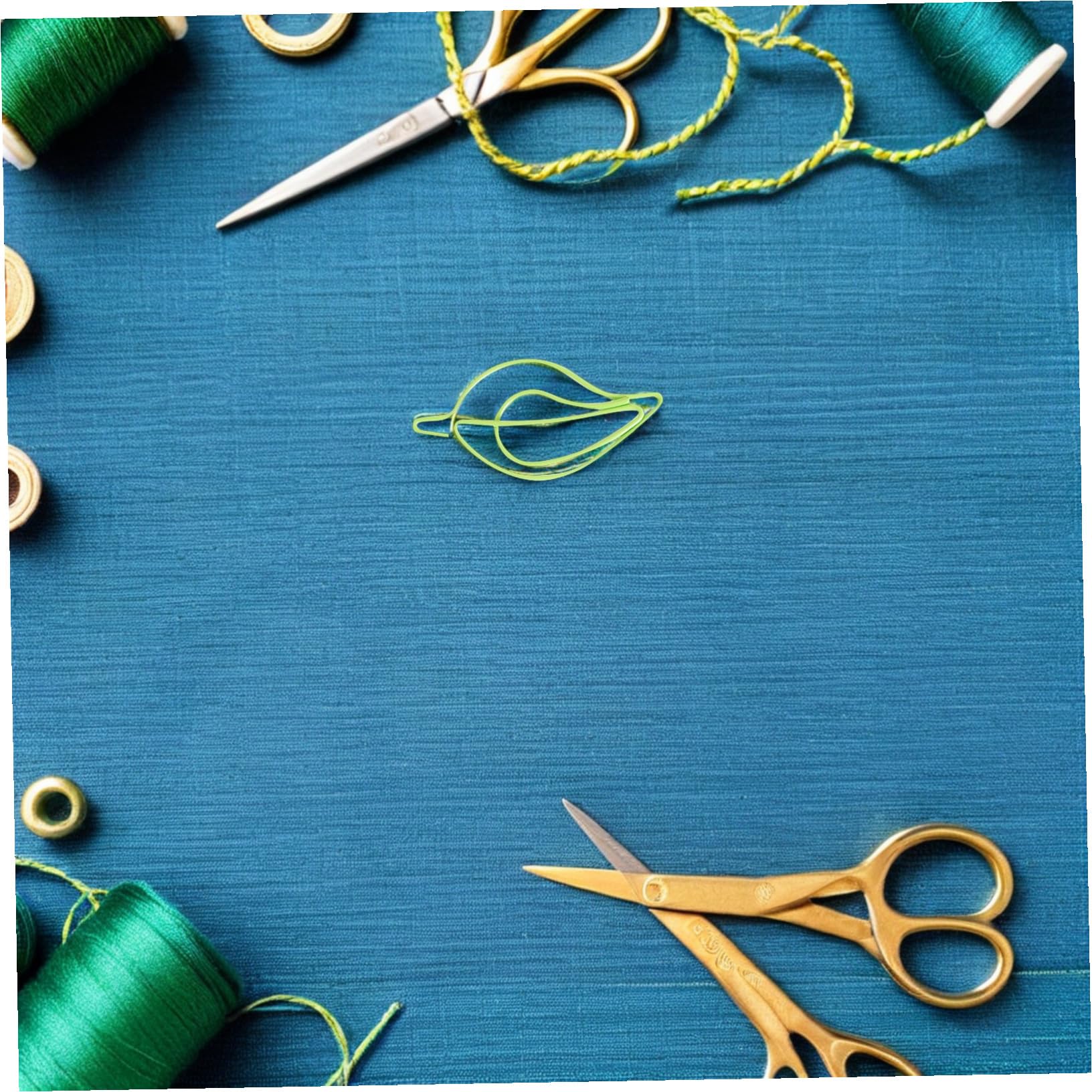 120 Pezzi Graffette Forma di Foglia Piccole Fermagli per Documenti Ufficio e Scuola Clip Resistenti per Biglietti Note e Foto Creativo di Fermaglio Originale Verde Chiaro e Verde