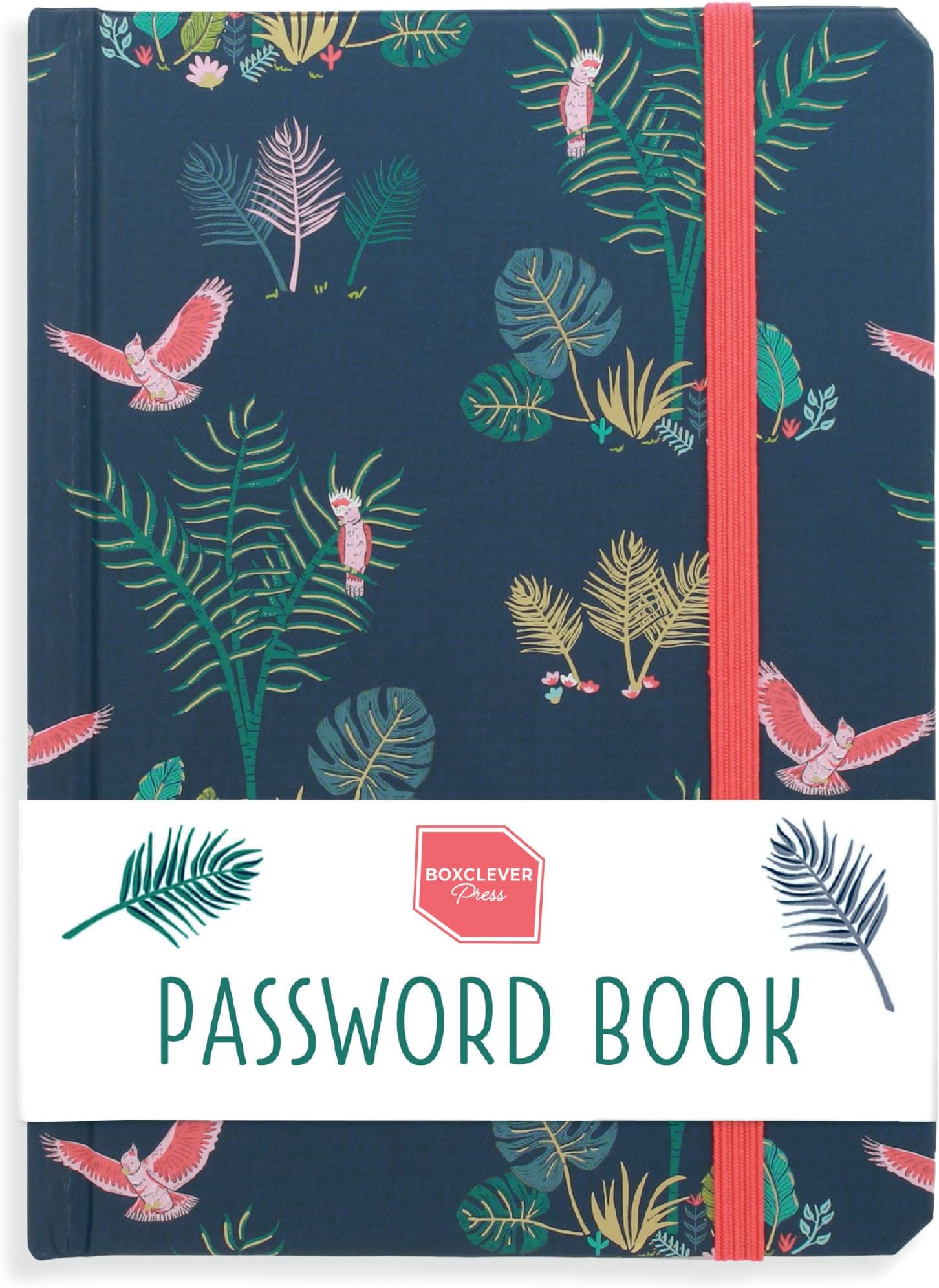 Boxclever Press Password Book. Keep Online Details Safe with this Password Keeper Book. Untitled Password Book with Alphabetical Tabs for Home or Office. 6 x 4.5''