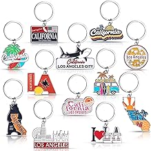 Landical Los Angeles Souvenir Keychain California Souvenir Gifts Metal I Heart LA Keychain Bottle Opener Keyring