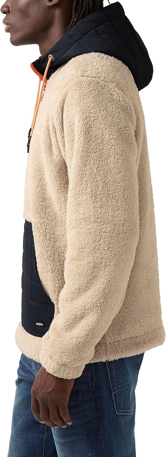 Buffalo David Bitton Men's Long Sleeve Sherpa Fleece Zip Up