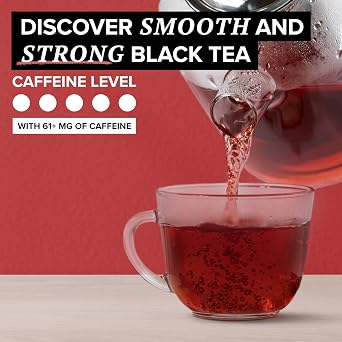 TAZO Organic Awake English Breakfast Black Tea Bags, 144 Total | Organic Awake English Breakfast Black Tea Bags, (36ct - Pack of 4) blended with Darjeeling tea for a smooth, strong flavor