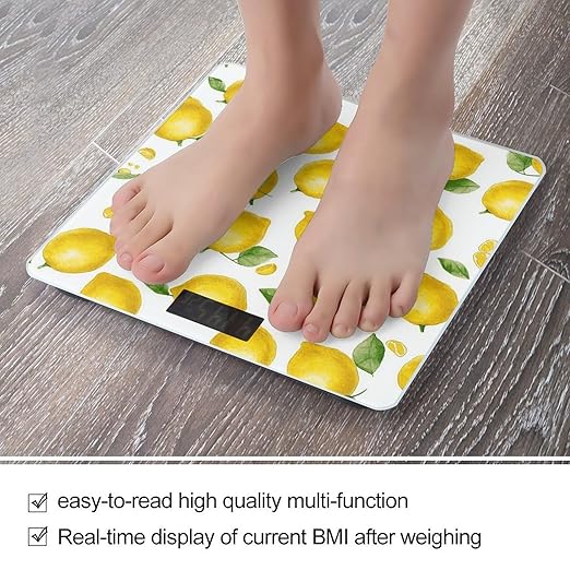 Báscula Digital de Baño RLDOBOFE Amarillo 396.83 lb miniatura 5