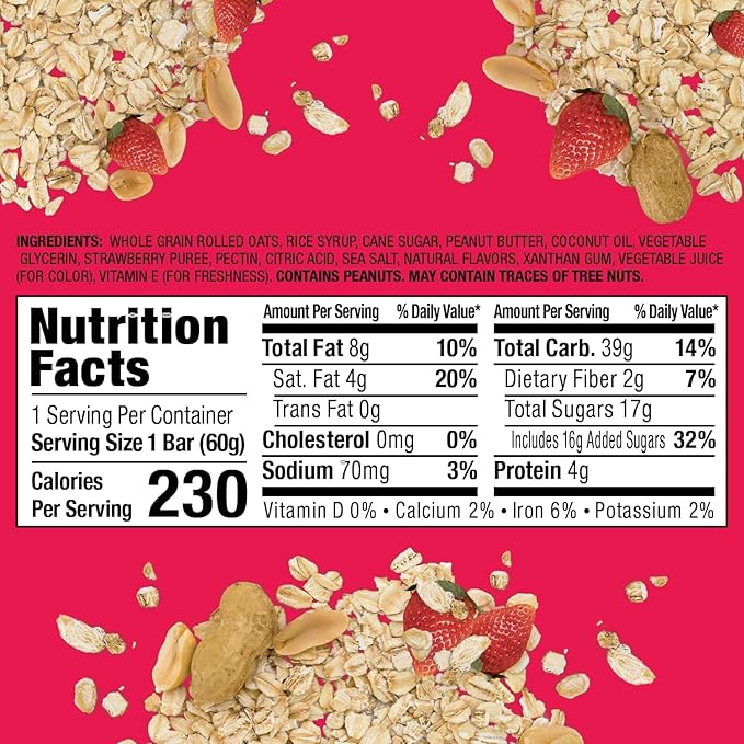 Bobos Avena Sin Gluten PB&Js, Relleno de Mermelada, Uva y Fresa, 37.8 OZ (Pack de 18) miniatura 5