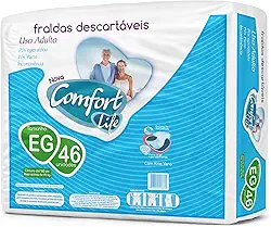 Fralda Descartável Geriátrica Adulto Comfort Life Direto da Fábrica Hiper (EG)