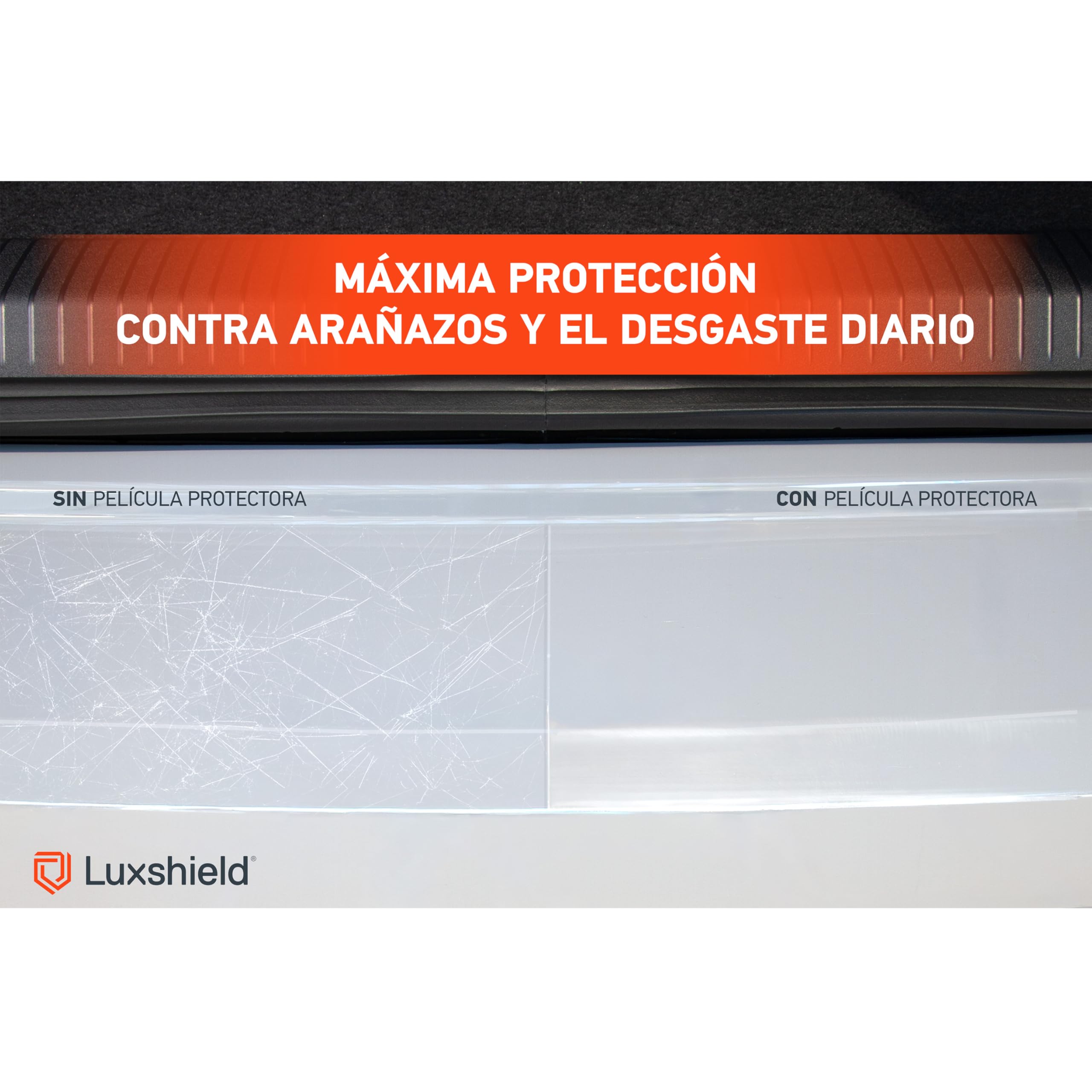 Luxshield Película Protectora Maletero Juego Completo para Mercedes Benz GLC 2 (II) X254 I 2022-2026 - Protección Parachoques contra Rasguños, Pintura - Transparente