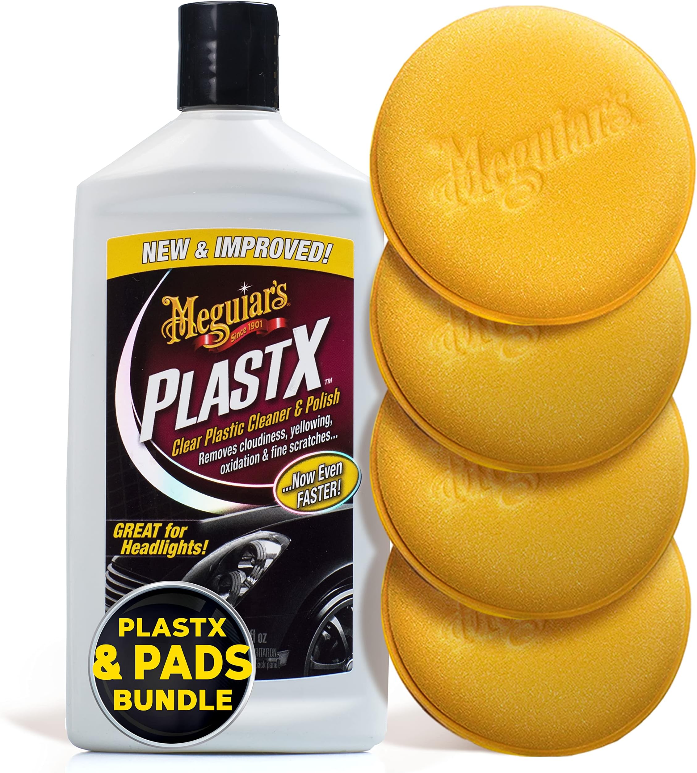 Meguiar's PlastX Clear Plastic Cleaner & Polish (10 oz
