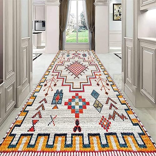 Miniatura 4 de Alfombra estrecha para pasillo, pasillo, alfombra larga para patio y terraza, para cocina, pasillo, escaleras, alfombra de área con respaldo