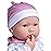 JC Toys La Baby Caucasian 20-inch Small Soft Body Baby Doll | Washable |Removable Pink Floral Outfit w/ Hat, Pacifier & Magic Bottle | for Children 12 Months +