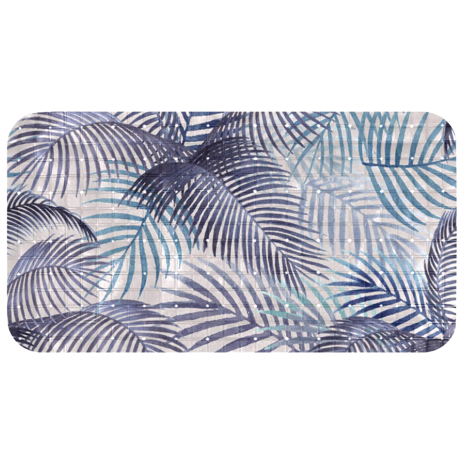 Tapis de bain palmier Bennigiry éco pour une salle de bain tropicale