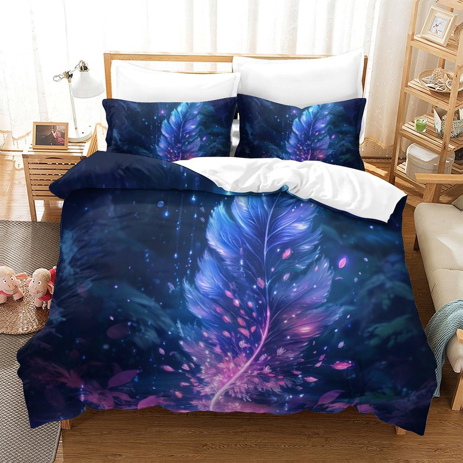 Housse de couette hypoallergénique 260x220 cm pour stopper les allergies nocturnes des enfants