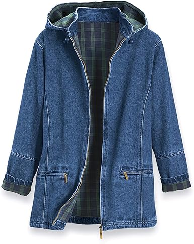 denim flannel jacket
