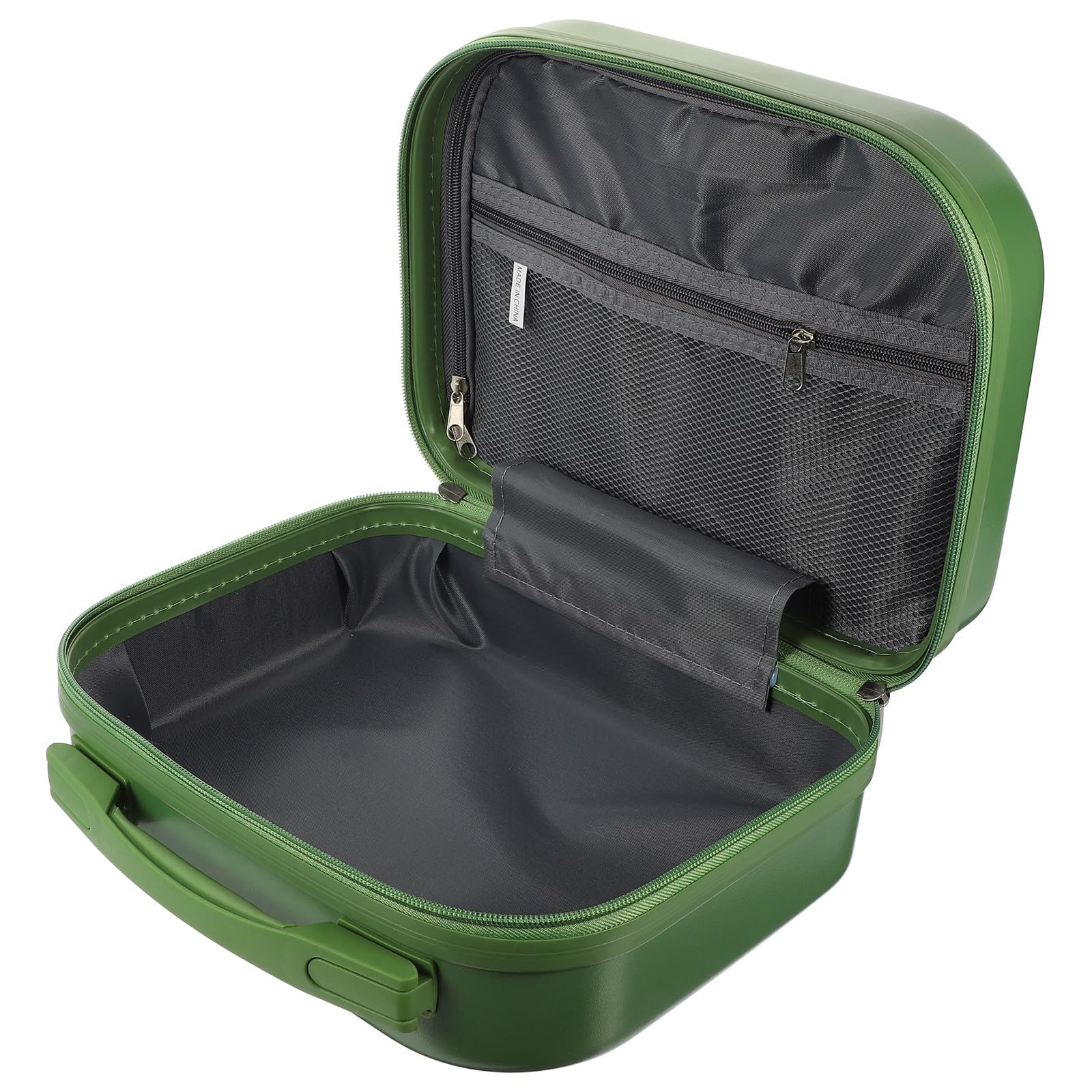 Valigia Portatile per Trucchi da Viaggio in PC Verde, Organizer Multi-funzionale Compatto per Studenti e Lavoratori in Camera da Studio da Letto