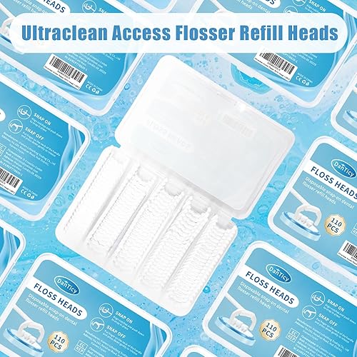 Ultraclean Dental Flosser Refill Heads 110PCS - Snap-On