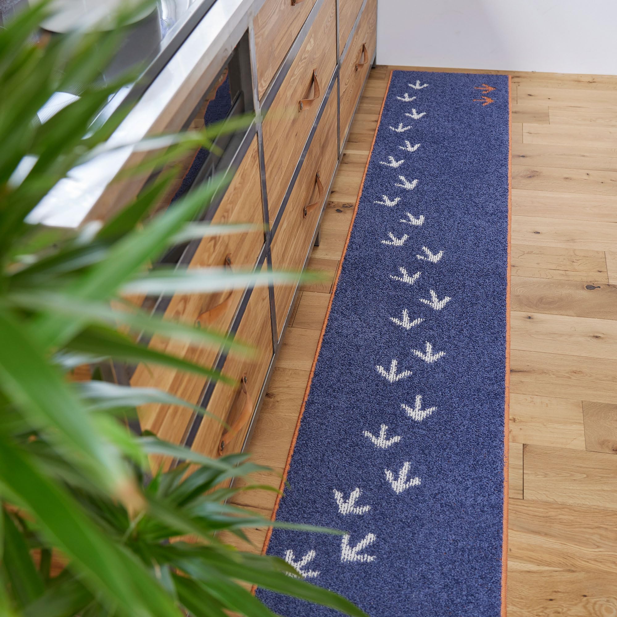 Amazon｜スミノエ(Suminoe) キッチンマット ネイビー 45×180cm