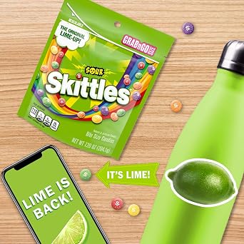 2 pk Bundle of Sour Skittles 7.2 oz each