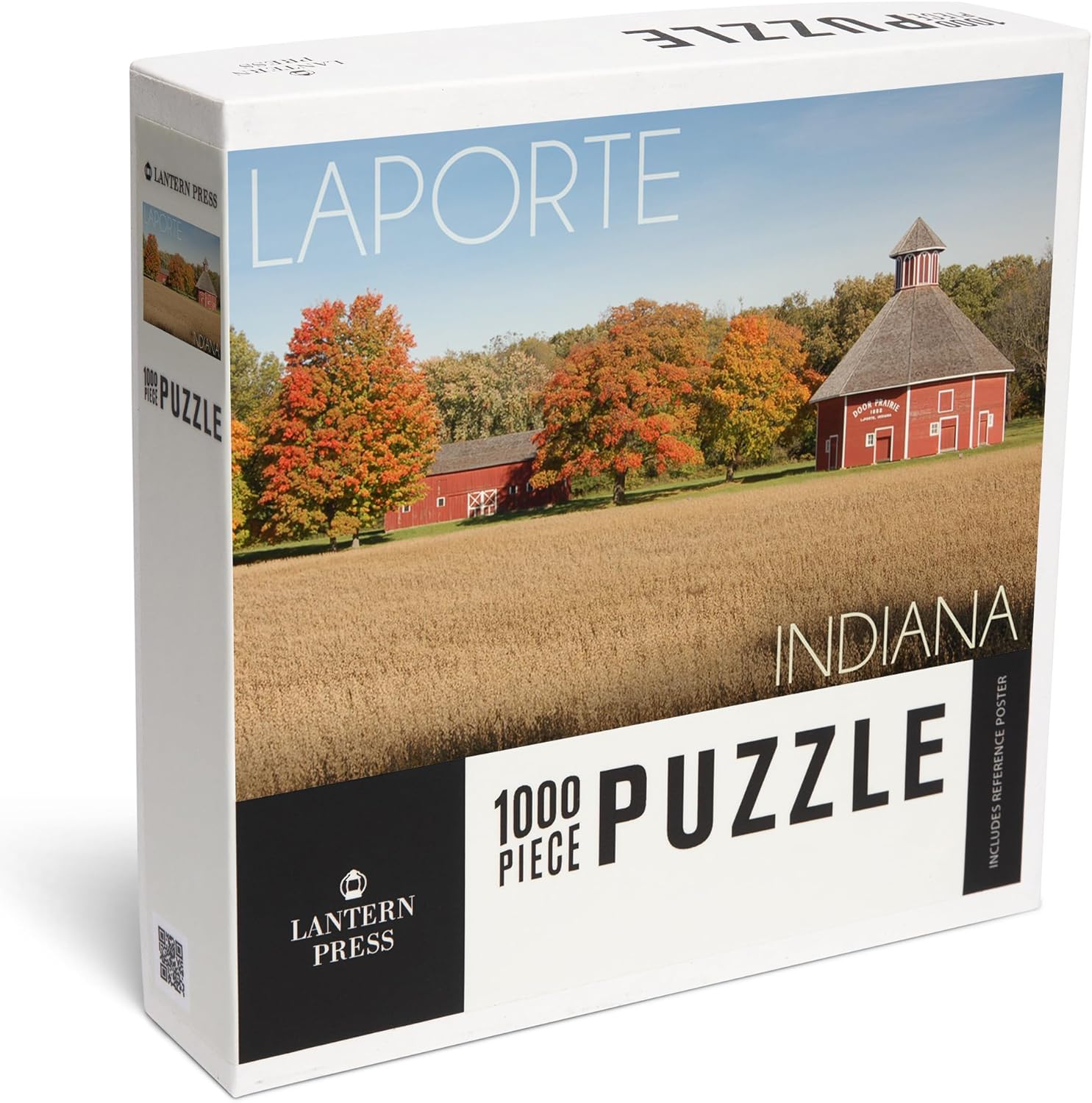 Lantern Press LaPorte, Indiana, Photography, Door Prairie 1000 Piece Jigsaw Puzzle for Adults, Made in USA with Reference Poster
