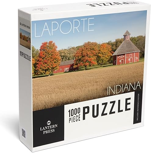 LaPorte, Indiana, Door Prairie (rompecabezas de 1000 piezas, rompecabezas desafiante para adultos, fabricado en Estados Unidos)