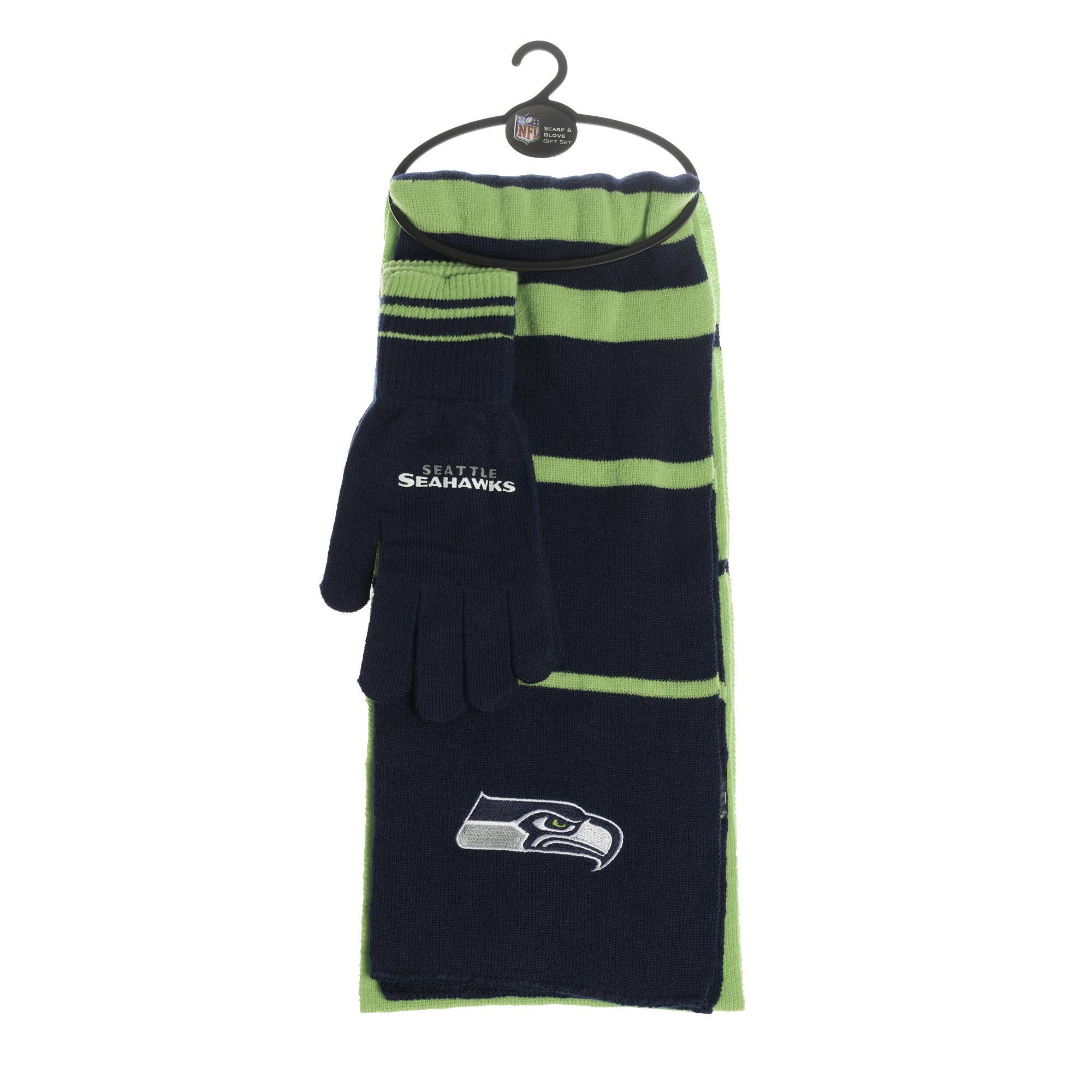 NFL Sciarpa Guanto Regalo Set Stripe,