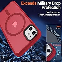 Vista 609 de Yriklso Strong Magnetic Case for iPhone 11 [Compatibilty with MagSafe] Protective Shockproof Cover Phone Case for iPhone 11 6.1" Frosted Purple