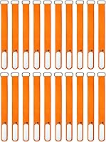 Vista 16 de Wrap-It Storage - Correas de sujeción con hebilla de acero inoxidable y etiqueta para escribir para una fácil identificación de cables, para gestión