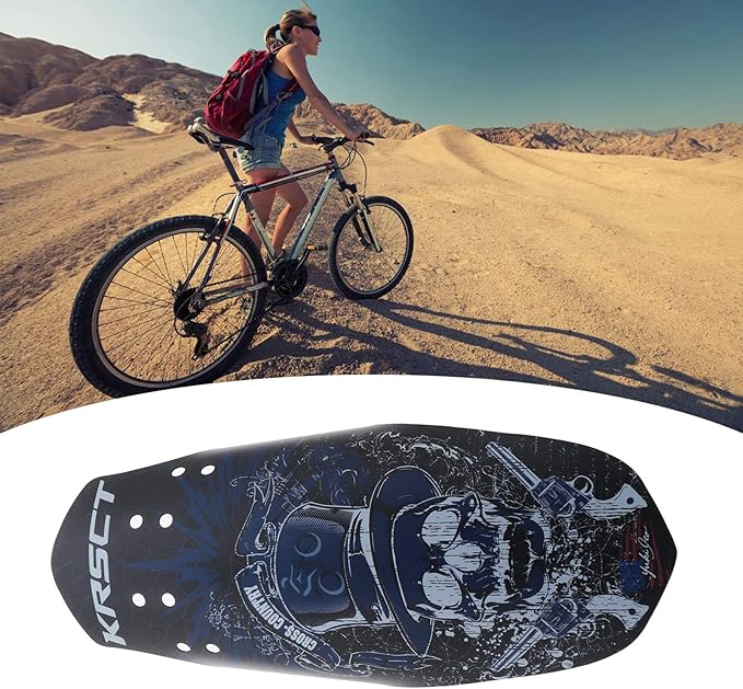 Kit 2 Guardabarros MTB Azul y Negro 26" 27.5" 29" miniatura 6