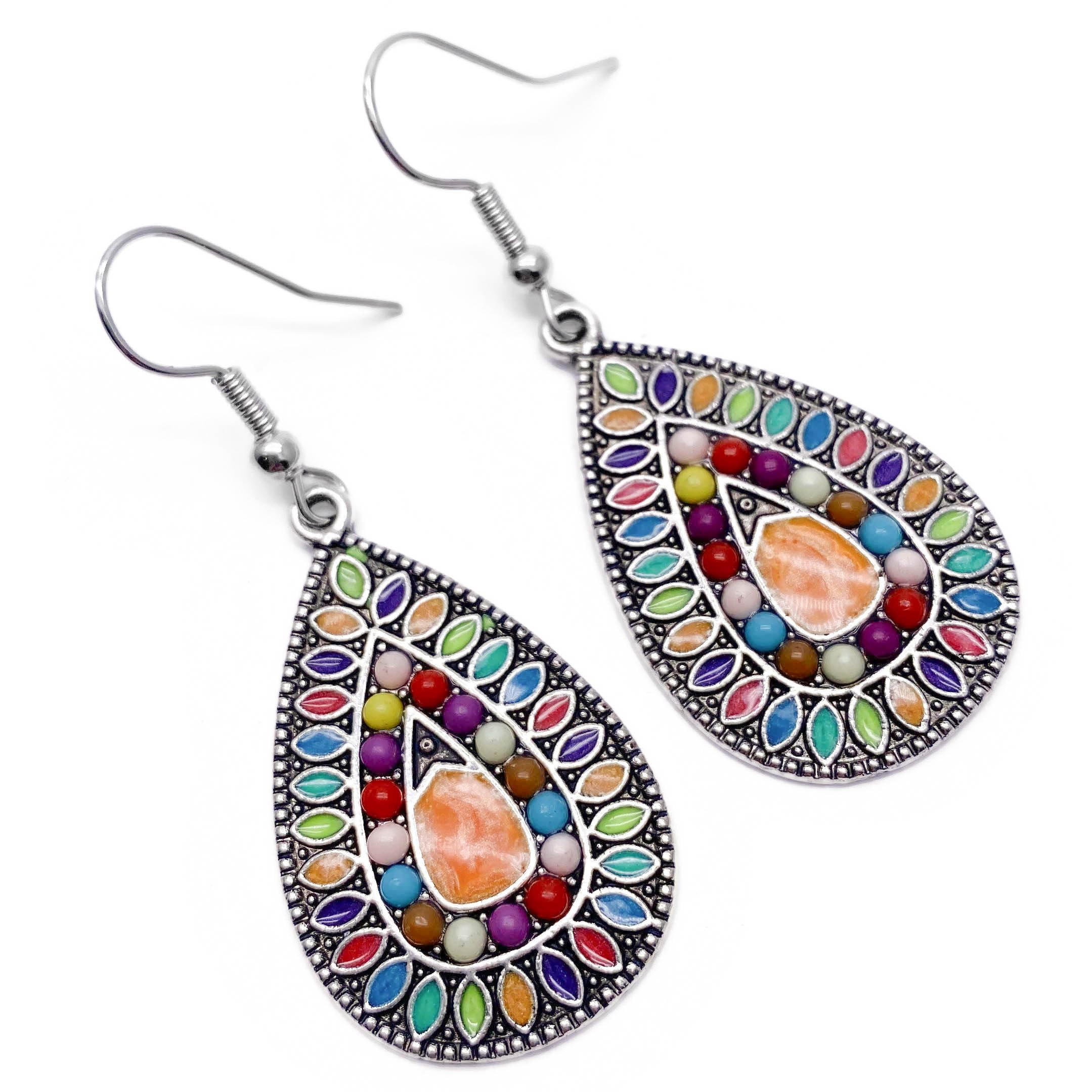 GRANDES BOUCLES D'OREILLES CERCEAU 4 POUCES CERCEAU PLAQUÉ ARGENT OU OR