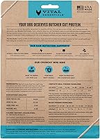 Vista 2 de Vital Essentials - Comida para perros liofilizada cruda, mini trocitos crujientes de ternera Comida completa o mezcla Comida para perros alta