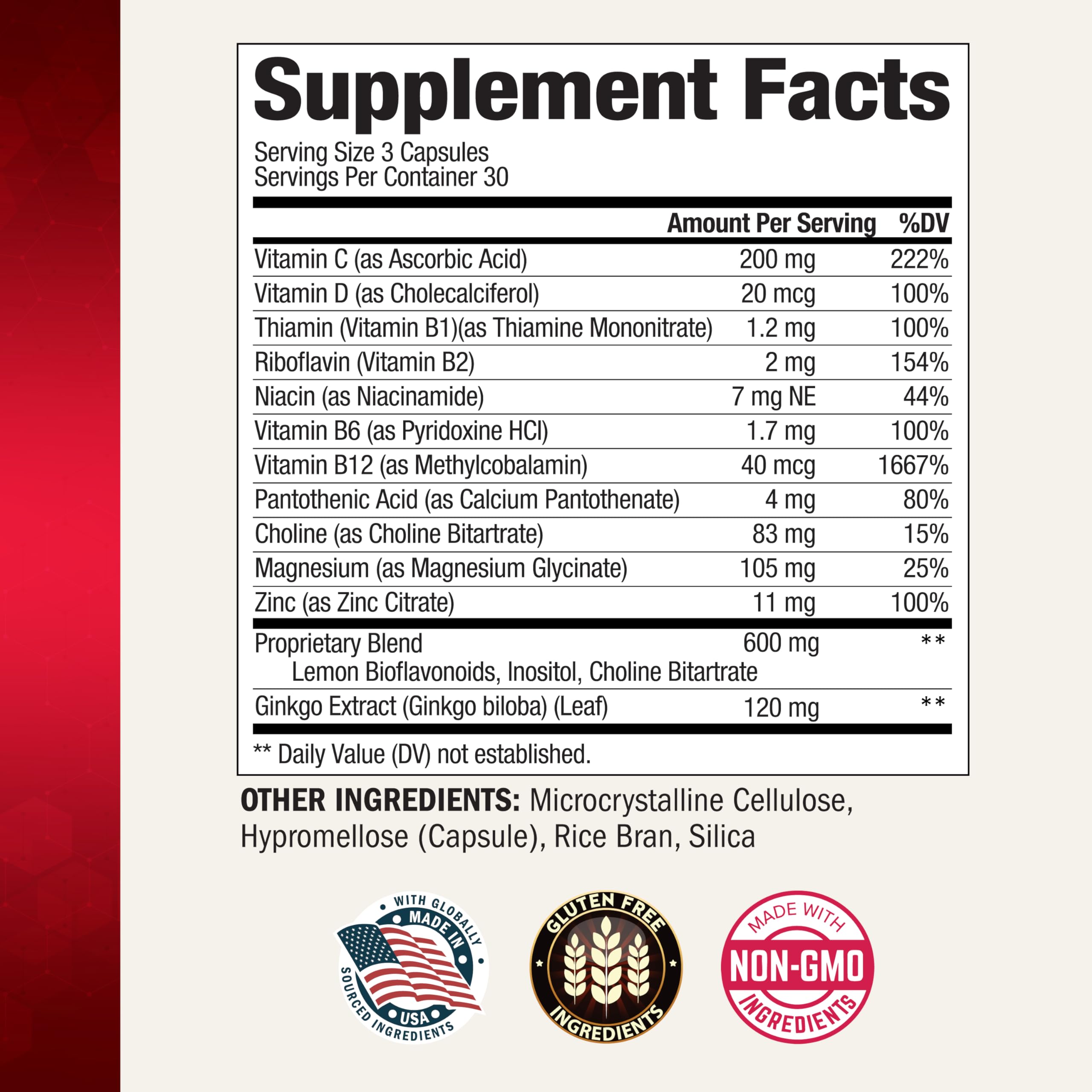 Ear Ringing Support Supplement - 90 Capsules — Amazon image 3